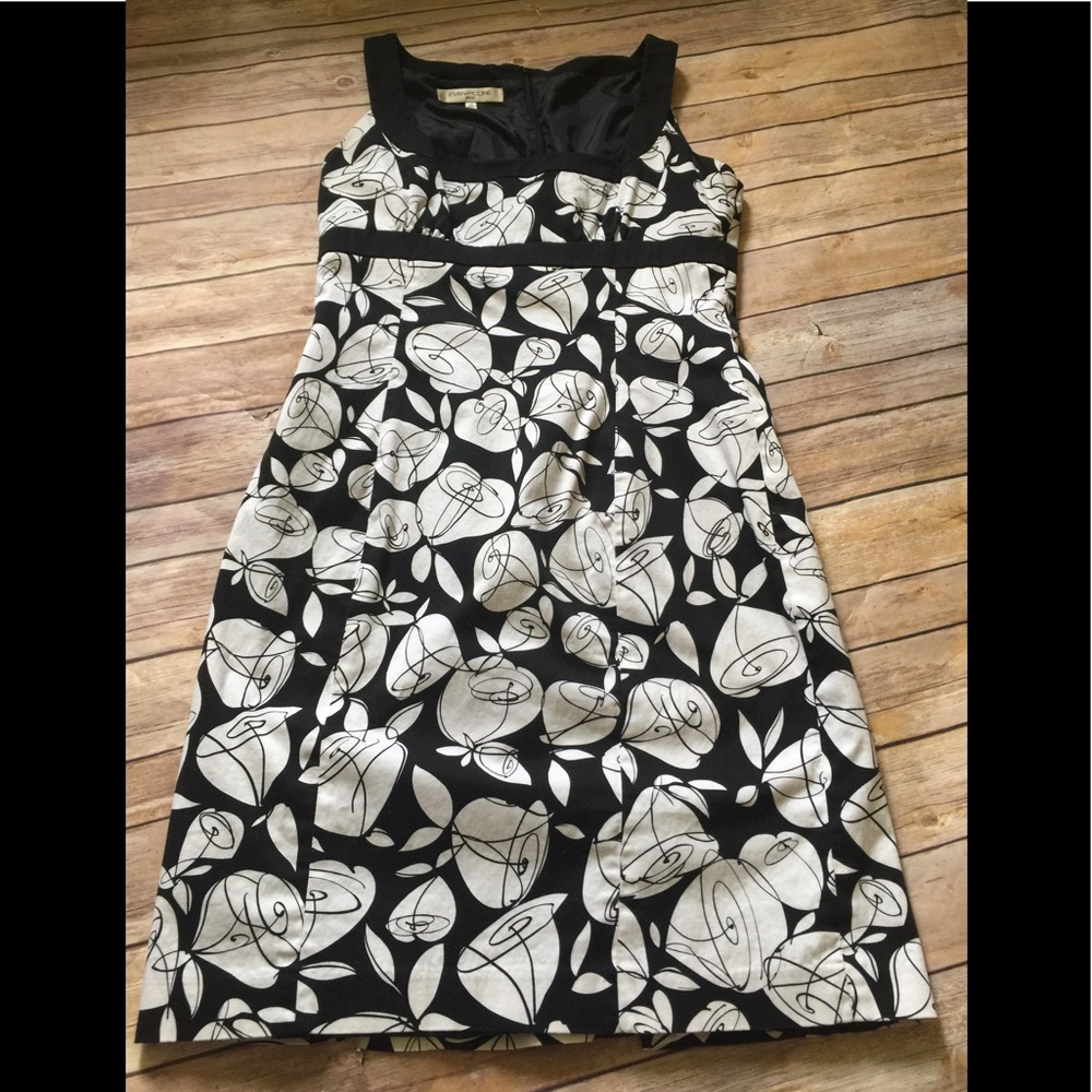 Evan-Picone floral dress